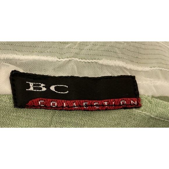 BC Collection Mens Green White Pull Over Striped Casual Shirt Size 2XL - Picture 7 of 7